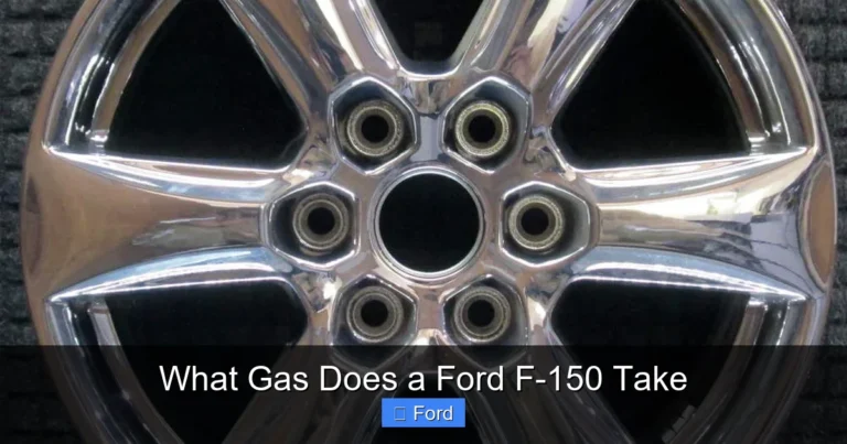 What Gas Does a Ford F-150 Take