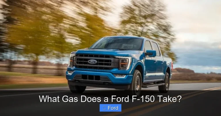 What Gas Does a Ford F-150 Take?