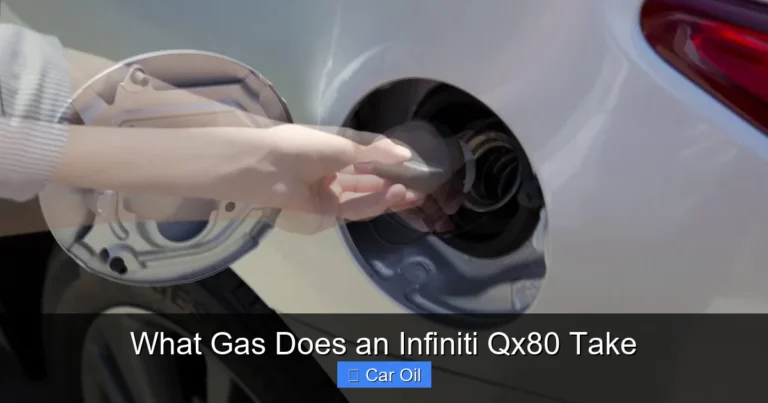 What Gas Does an Infiniti Qx80 Take