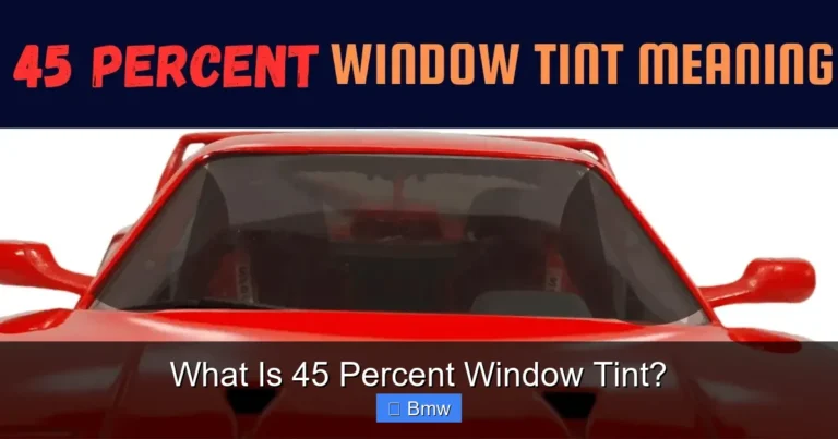 What Is 45 Percent Window Tint?