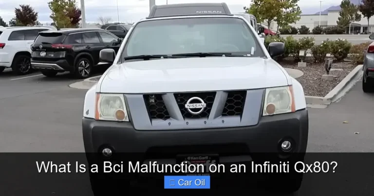 What Is a Bci Malfunction on an Infiniti Qx80?