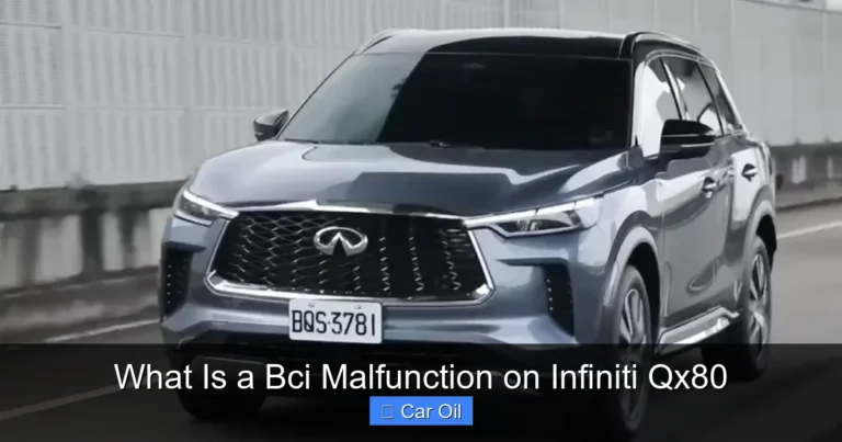 What Is a Bci Malfunction on Infiniti Qx80