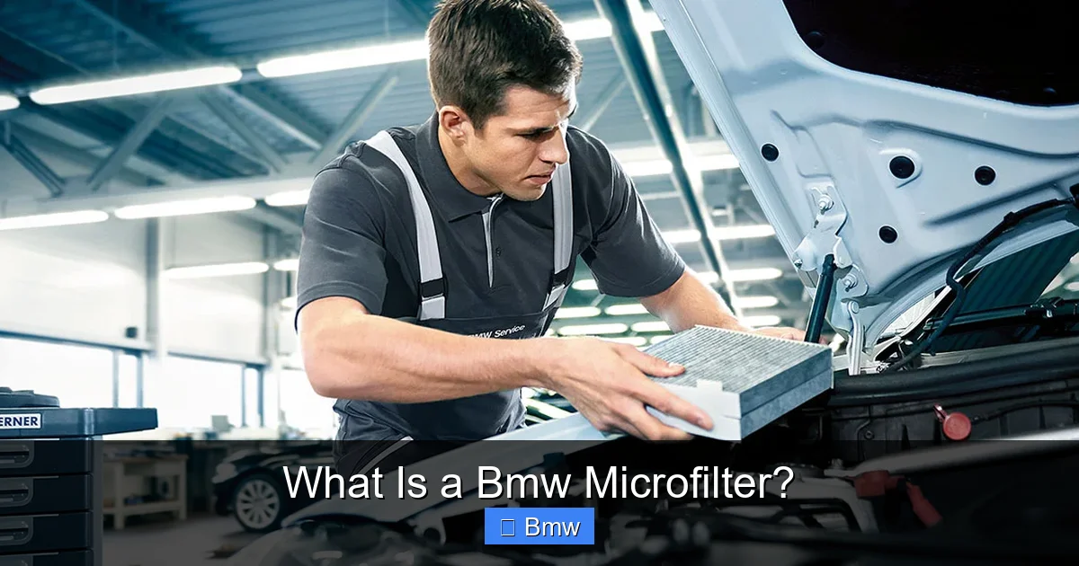What Is a Bmw Microfilter?