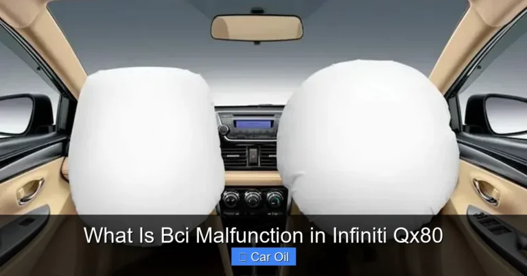 What Is Bci Malfunction in Infiniti Qx80
