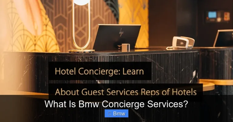 What Is Bmw Concierge Services?