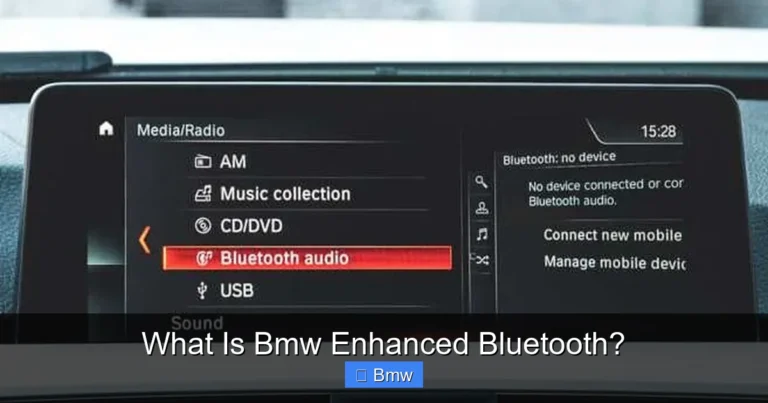 What Is Bmw Enhanced Bluetooth?