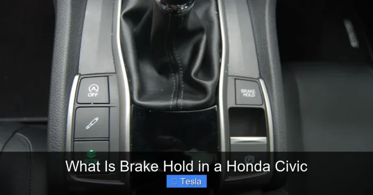 What Is Brake Hold in a Honda Civic