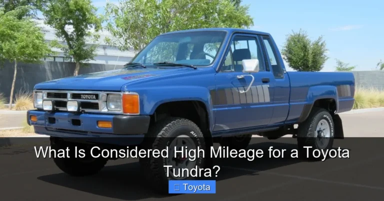 What Is Considered High Mileage for a Toyota Tundra?