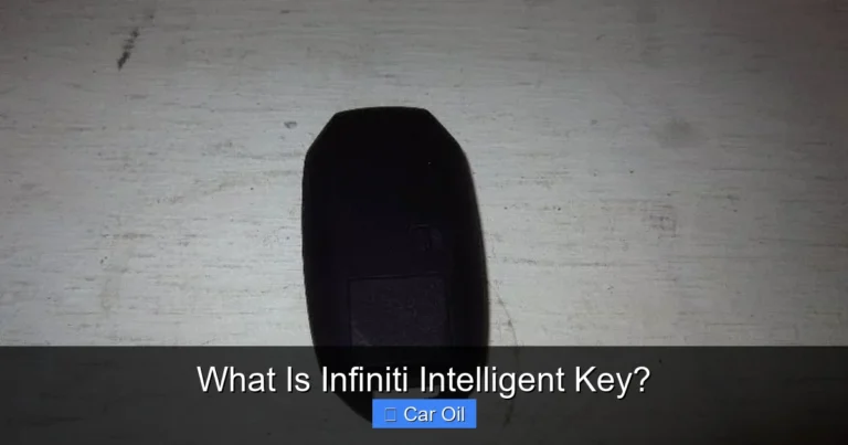 What Is Infiniti Intelligent Key?