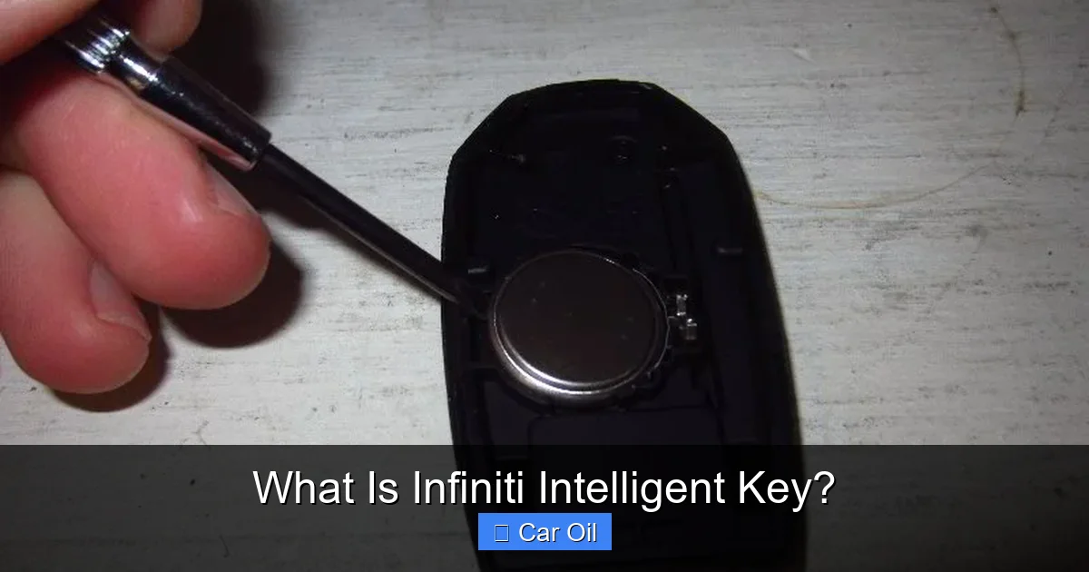 What Is Infiniti Intelligent Key?