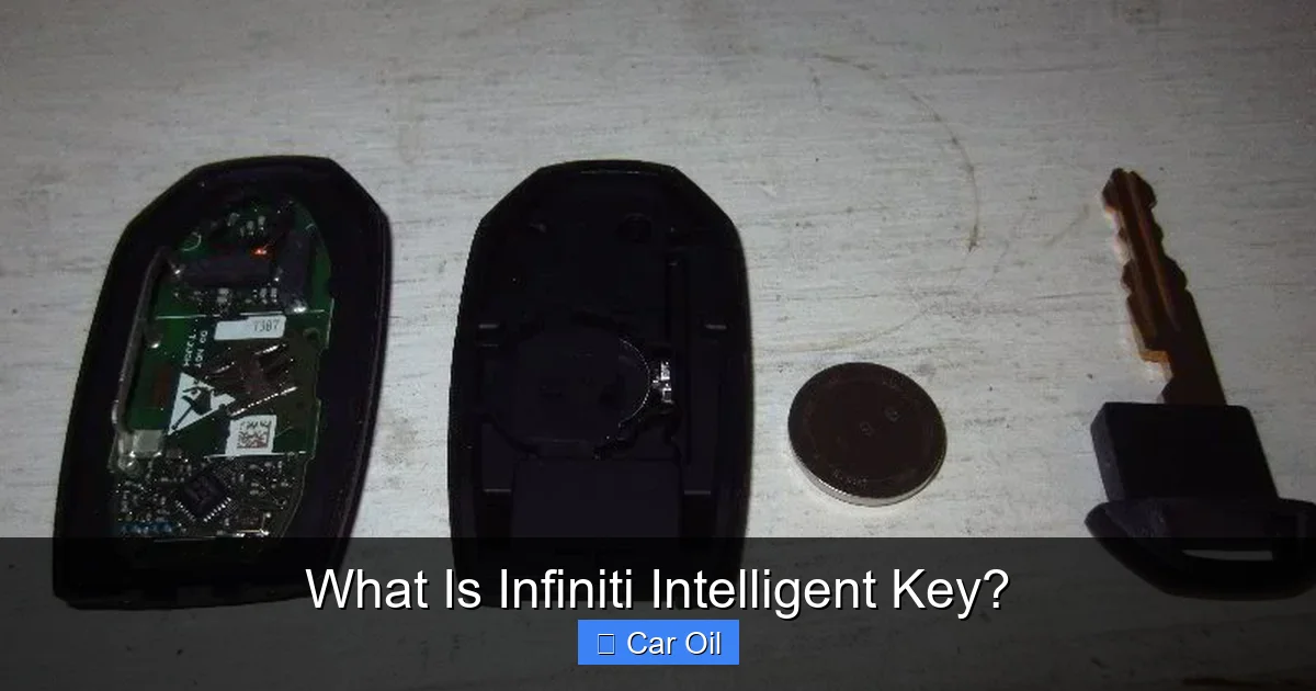 What Is Infiniti Intelligent Key?