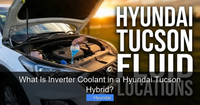What Is Inverter Coolant in a Hyundai Tucson Hybrid?