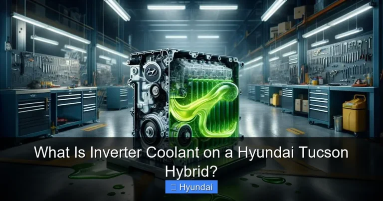 What Is Inverter Coolant on a Hyundai Tucson Hybrid?