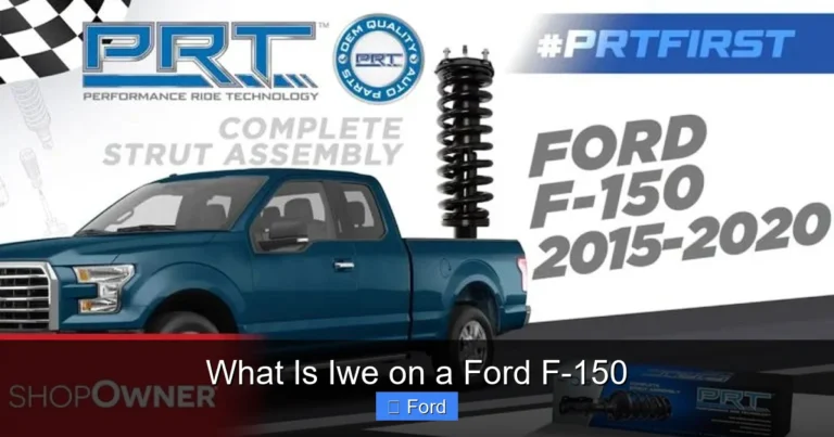 What Is Iwe on a Ford F-150