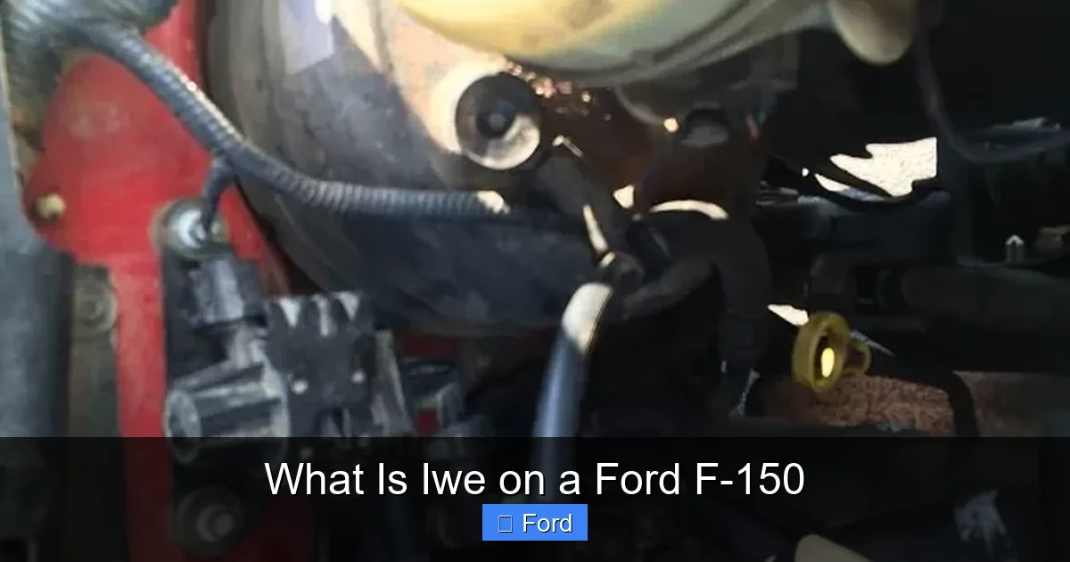 What Is Iwe on a Ford F-150