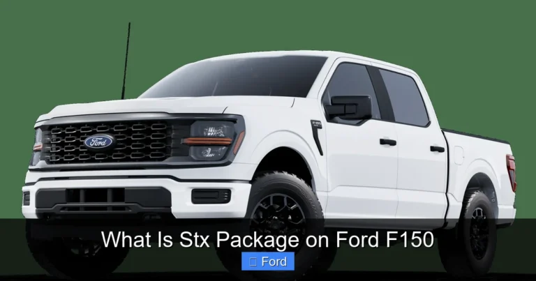 What Is Stx Package on Ford F150