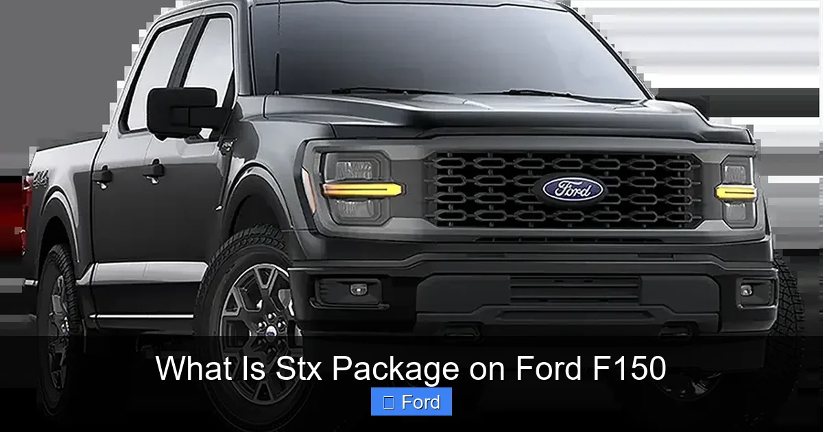 What Is Stx Package on Ford F150