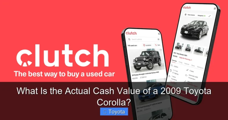 What Is the Actual Cash Value of a 2009 Toyota Corolla?