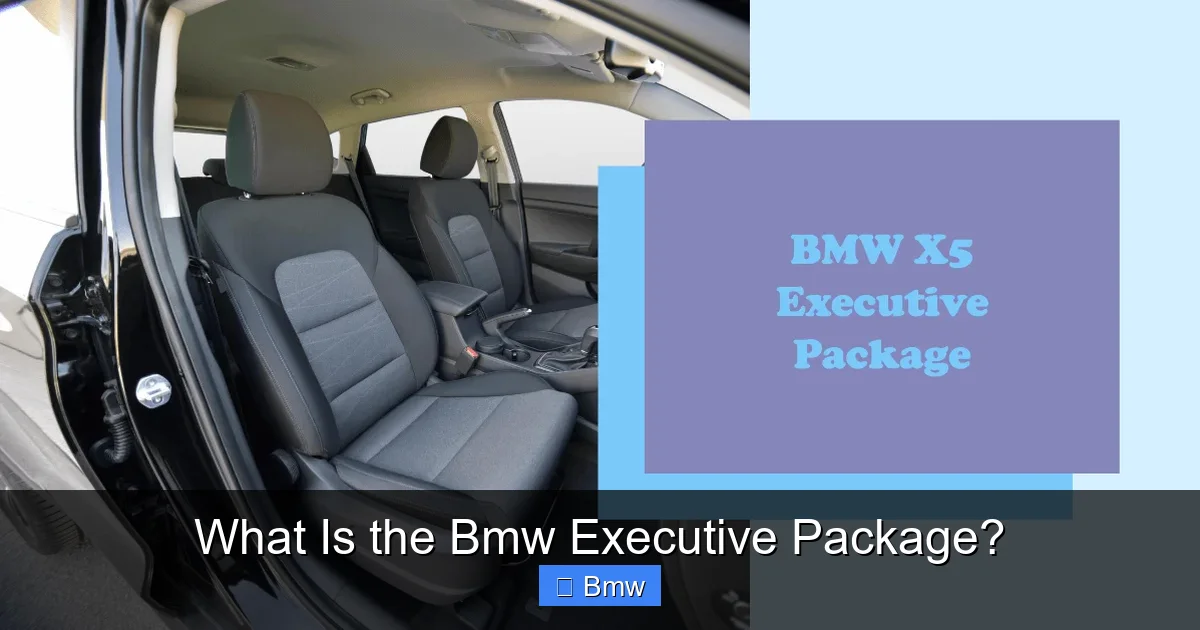 What Is the Bmw Executive Package?