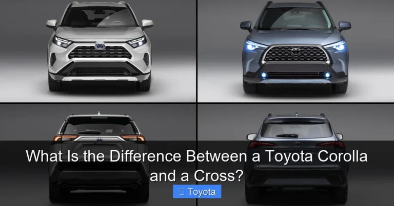 What Is the Difference Between a Toyota Corolla and a Cross?