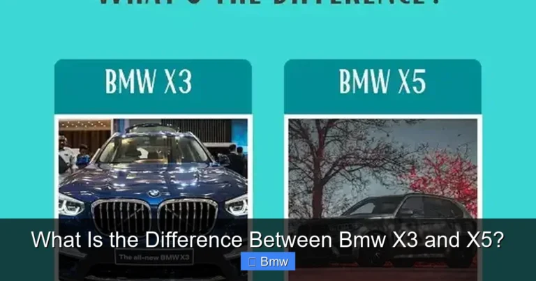What Is the Difference Between Bmw X3 and X5?