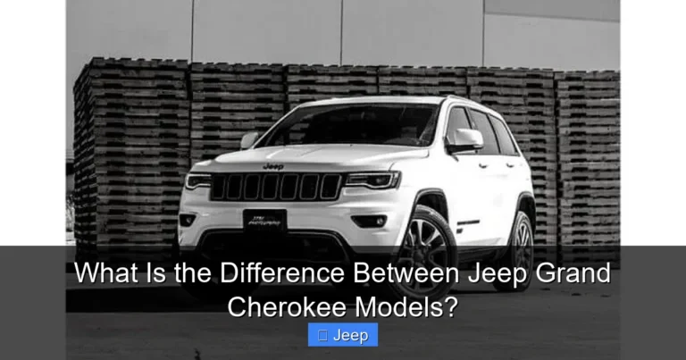 What Is the Difference Between Jeep Grand Cherokee Models?
