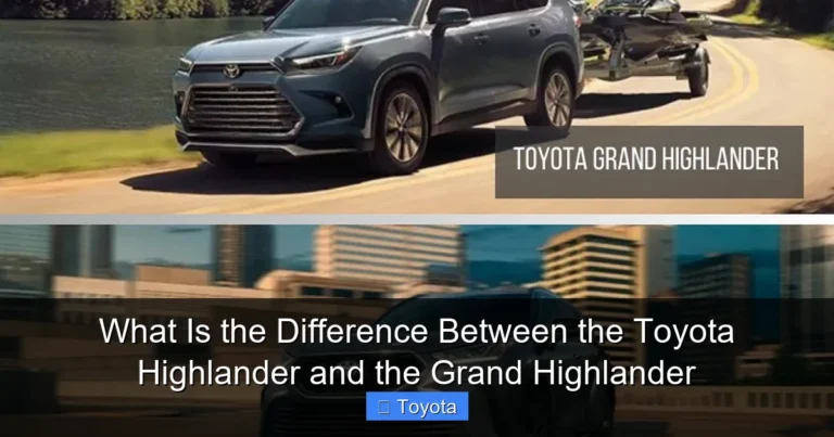What Is the Difference Between the Toyota Highlander and the Grand Highlander