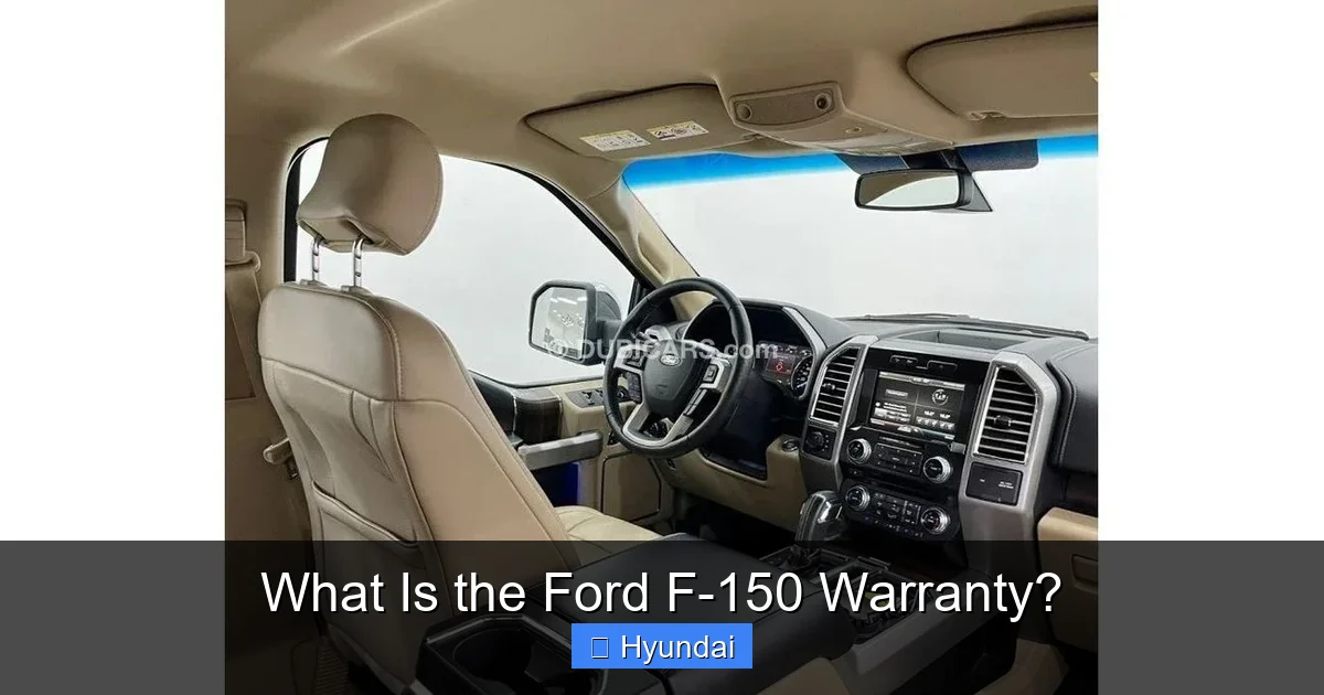 What Is the Ford F-150 Warranty?