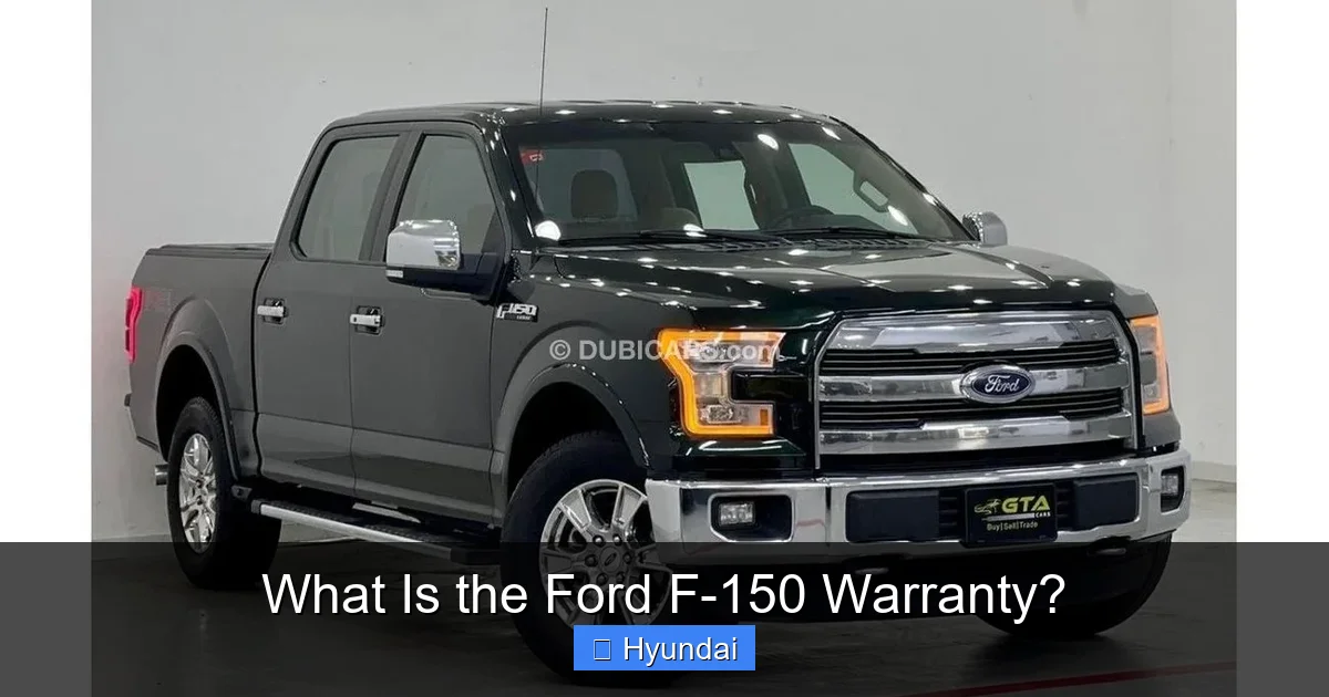 What Is the Ford F-150 Warranty?