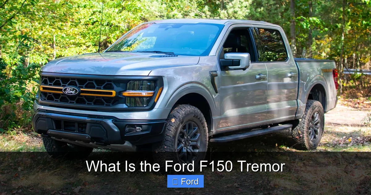 What Is the Ford F150 Tremor