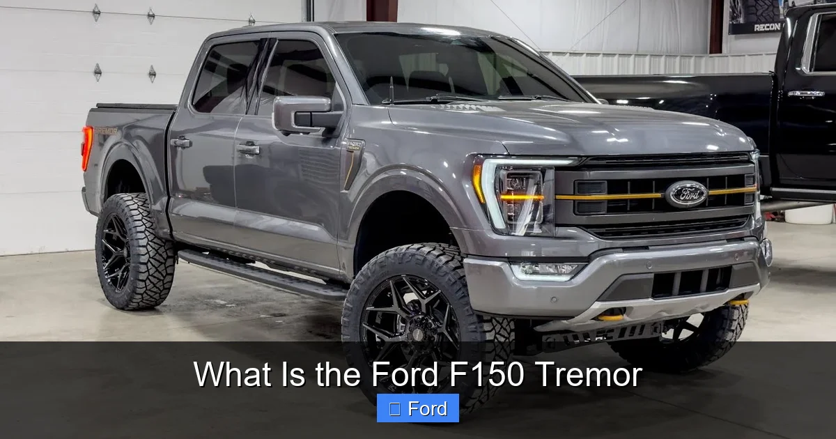 What Is the Ford F150 Tremor