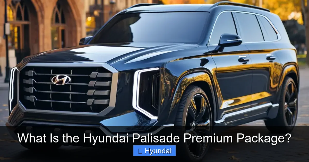 What Is the Hyundai Palisade Premium Package?