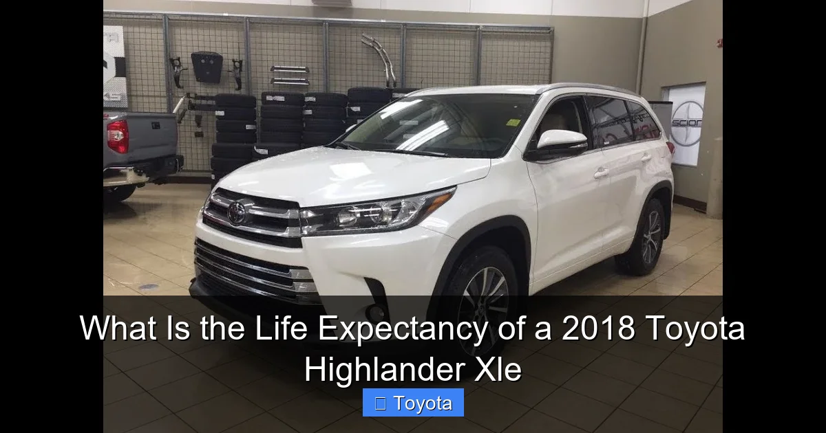 What Is the Life Expectancy of a 2018 Toyota Highlander Xle