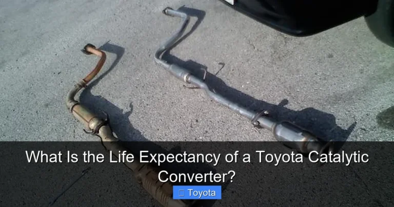 What Is the Life Expectancy of a Toyota Catalytic Converter?