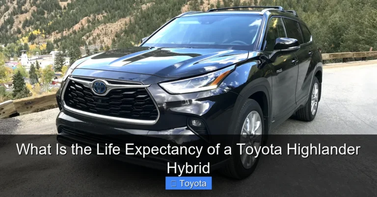 What Is the Life Expectancy of a Toyota Highlander Hybrid