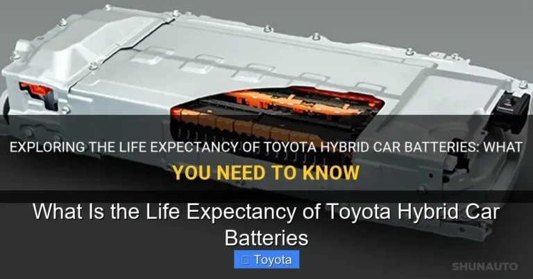 What Is the Life Expectancy of Toyota Hybrid Car Batteries