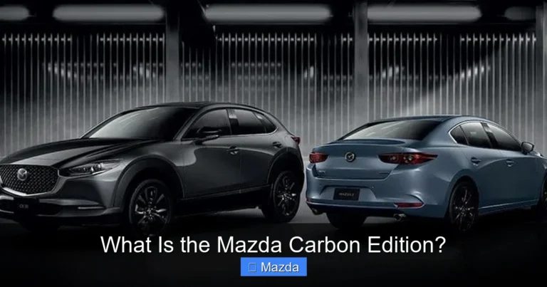 What Is the Mazda Carbon Edition?