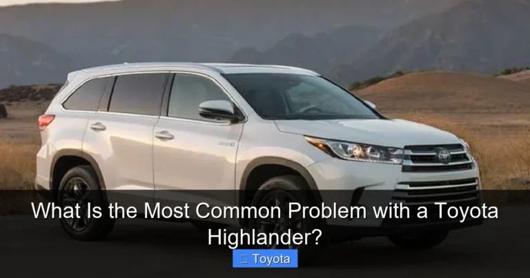 What Is the Most Common Problem with a Toyota Highlander?