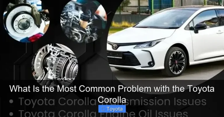 What Is the Most Common Problem with the Toyota Corolla