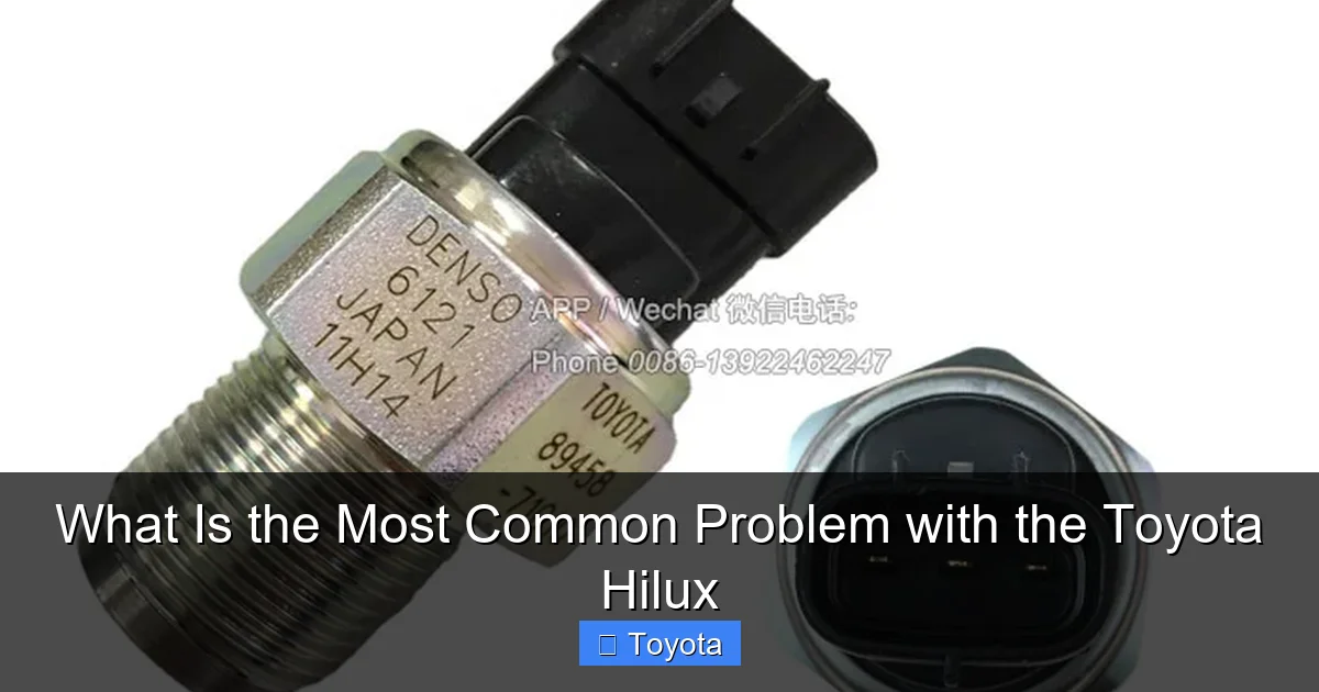 What Is the Most Common Problem with the Toyota Hilux