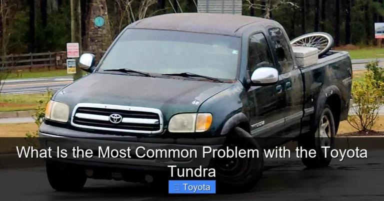 What Is the Most Common Problem with the Toyota Tundra