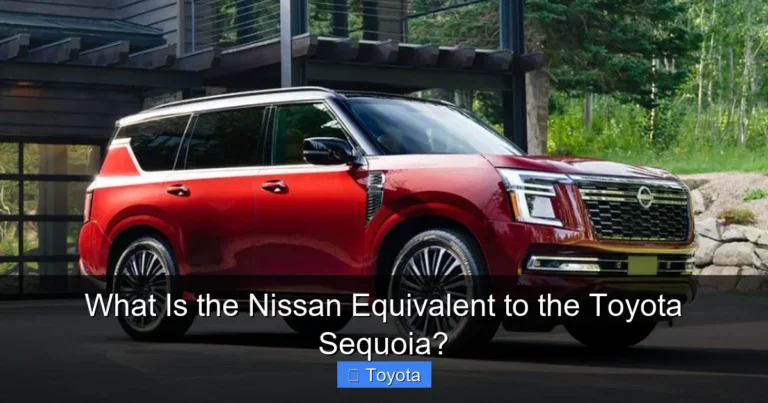 What Is the Nissan Equivalent to the Toyota Sequoia?
