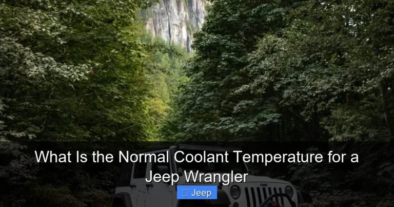 What Is the Normal Coolant Temperature for a Jeep Wrangler