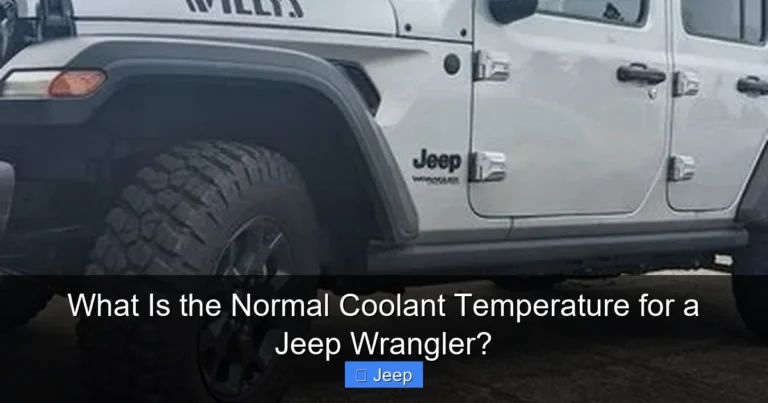What Is the Normal Coolant Temperature for a Jeep Wrangler?