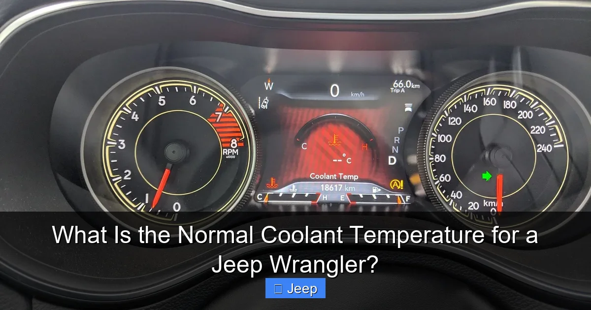 What Is the Normal Coolant Temperature for a Jeep Wrangler?