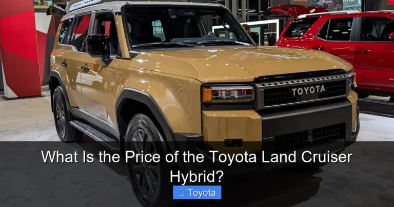 What Is the Price of the Toyota Land Cruiser Hybrid?