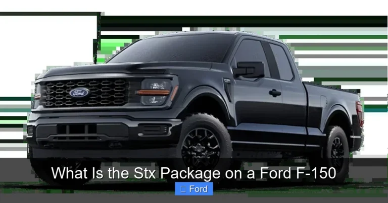 What Is the Stx Package on a Ford F-150