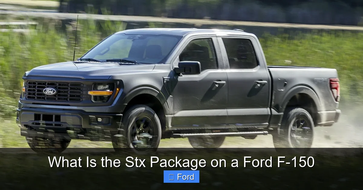 What Is the Stx Package on a Ford F-150
