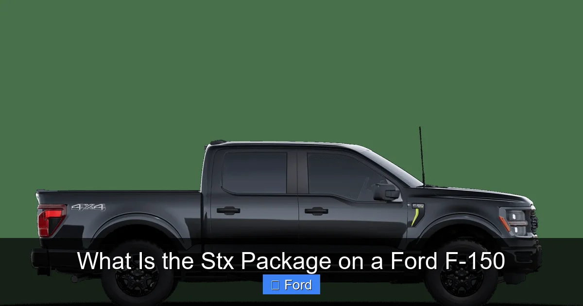 What Is the Stx Package on a Ford F-150