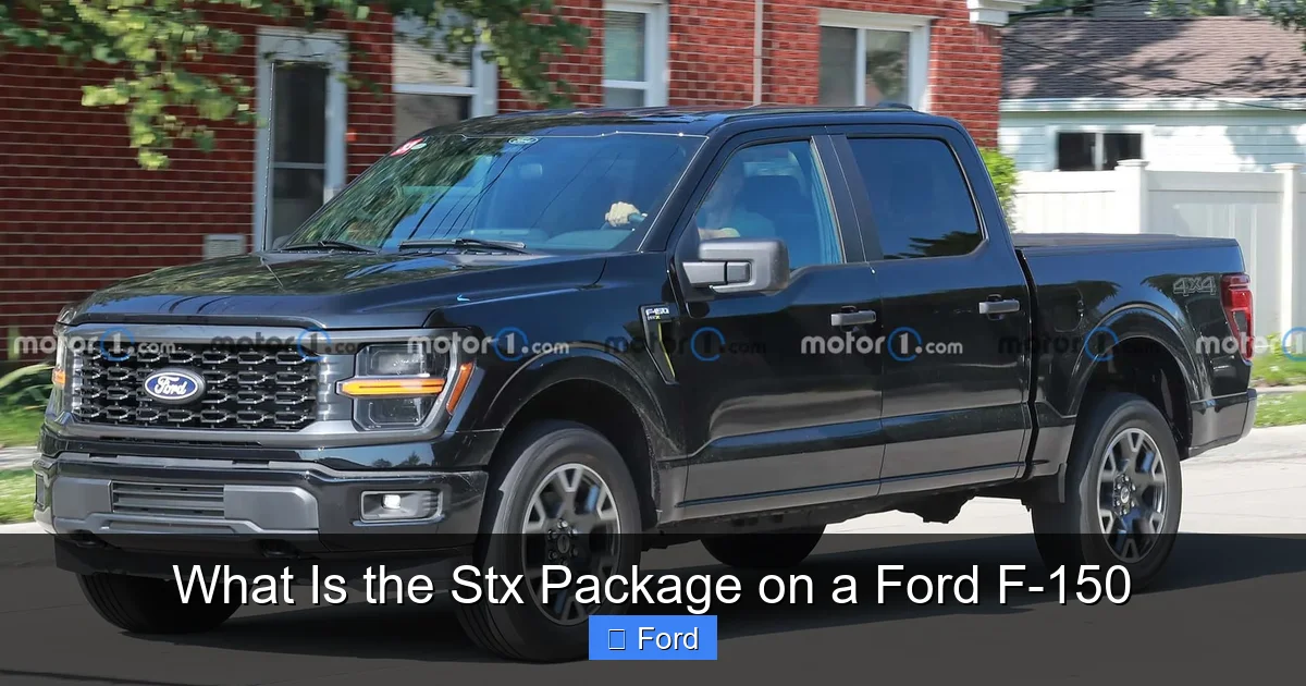 What Is the Stx Package on a Ford F-150